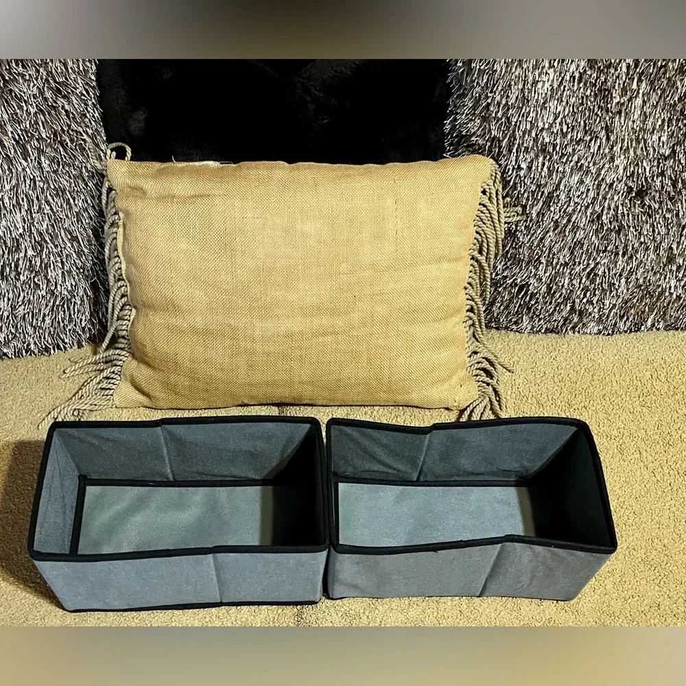 GRAY/BLACK STORAGE ORGANIZER CUBBY SET (VARIOUS SIZES) (GREAT FOR RESELLERS)